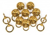 AMERICAN CLASSICAL GILT BRASS