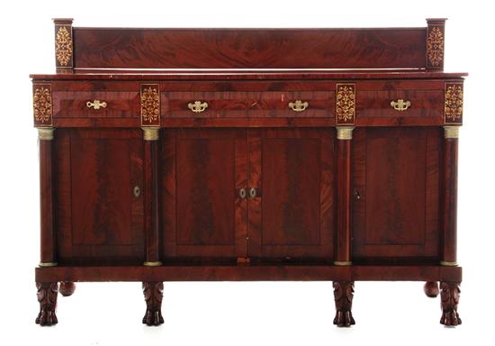 American Classical gilt-decorated