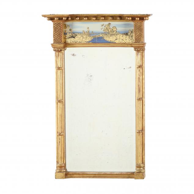 AMERICAN CLASSICAL GILT EGLOMISE