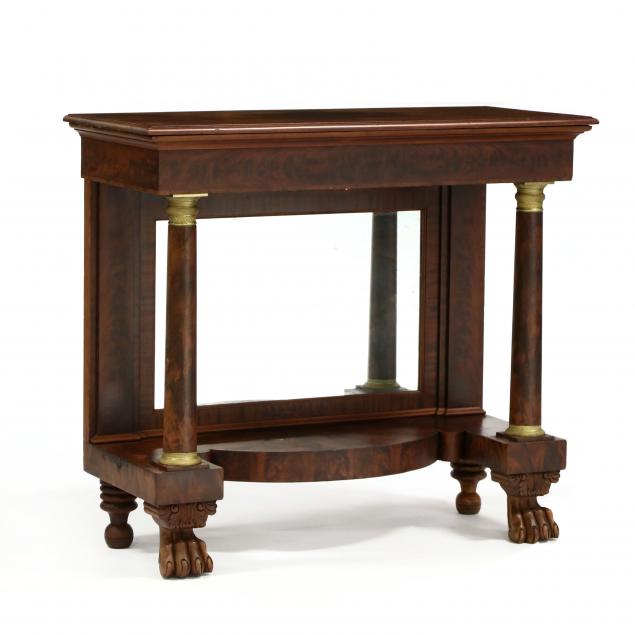 AMERICAN CLASSICAL MAHOGANY PIER