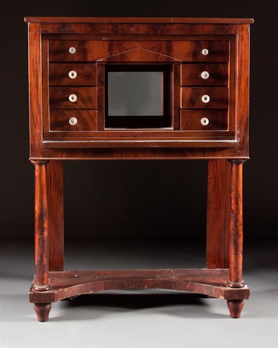 American Classical mahogany writing