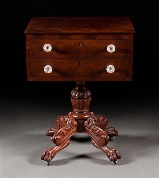 American Classical Revival mahogany
