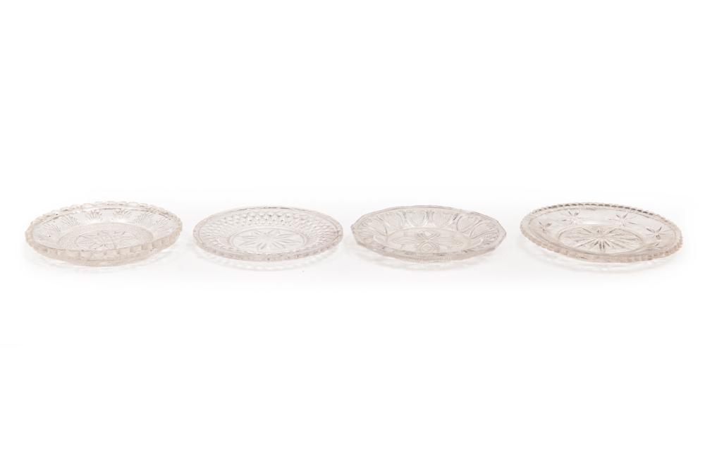 AMERICAN CLEAR LACY PRESSED GLASS