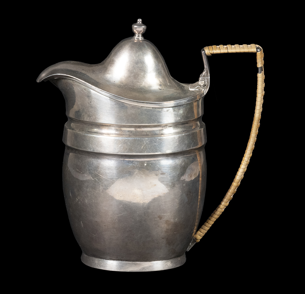 AMERICAN COIN SILVER CREAM JUG BY