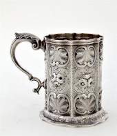 American coin silver cup by Wi
