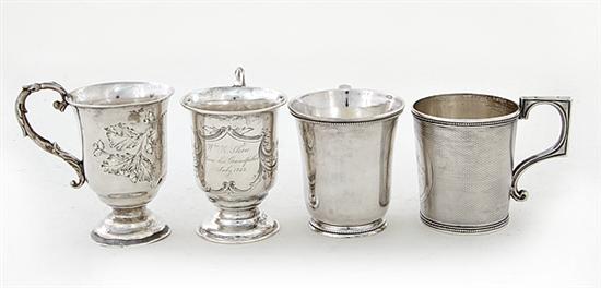 American coin silver cups Gale &
