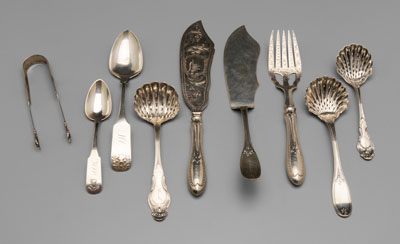 American Coin Silver Flatware