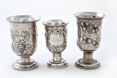 American coin silver goblets N