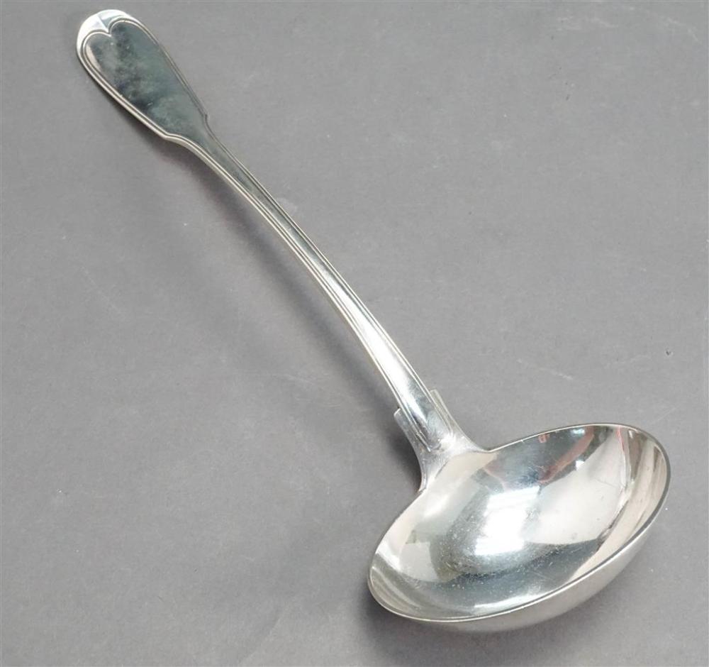 AMERICAN COIN SILVER LADLE,