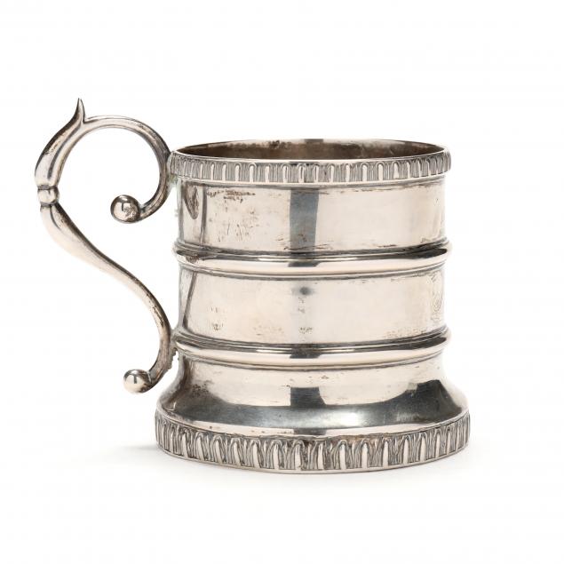 AMERICAN COIN SILVER MUG Mark of