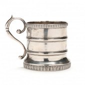 AMERICAN COIN SILVER MUG Mark