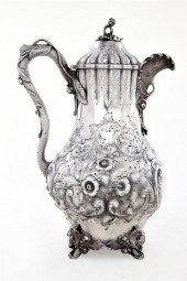 American coin silver pitcher b