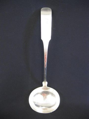 American Coin Silver Soup Ladle