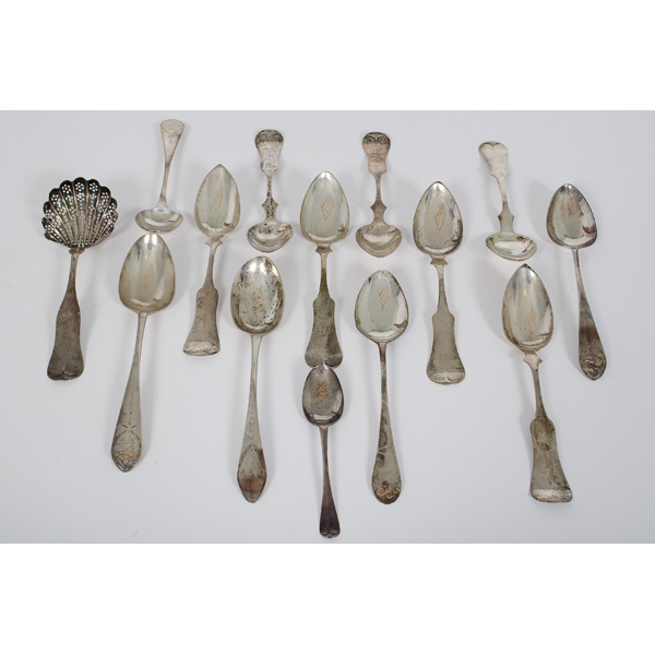 American Coin Silver Spoons
