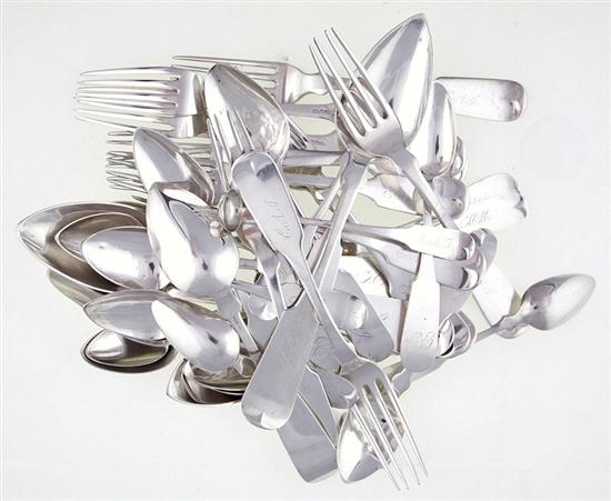 American coin silver spoons and