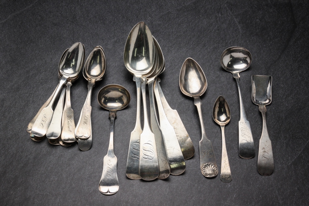 AMERICAN COIN SILVER SPOONS.