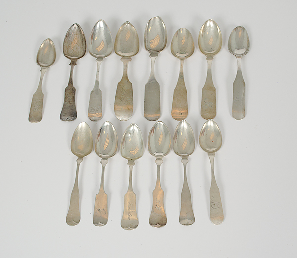 American Coin Silver Table Spoons