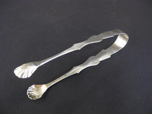 American Coin Silver Tongs