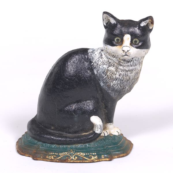 AMERICAN COLD PAINTED CAST IRON CAT