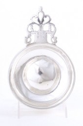 American Colonial silver porri