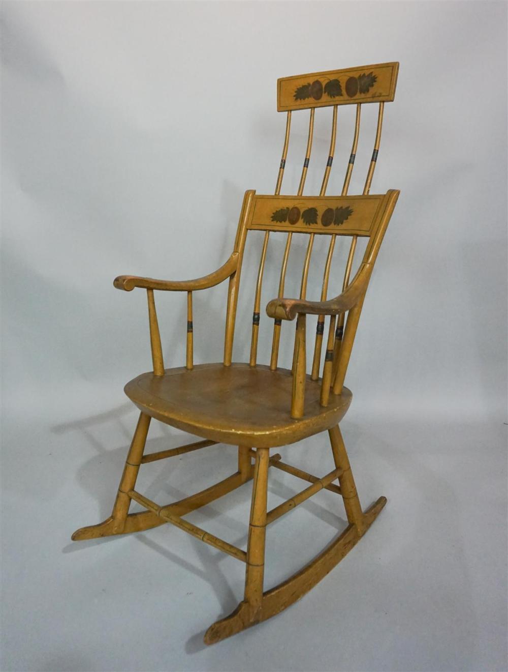 AMERICAN COMB BACK YELLOW PAINTED