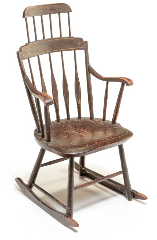 AMERICAN COMBBACK ROCKER. First