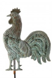 American copper rooster weathe