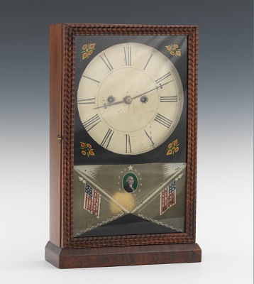 American Cottage Shelf Clock with S