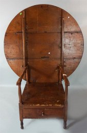 AMERICAN COUNTRY HUTCH TABLEAM