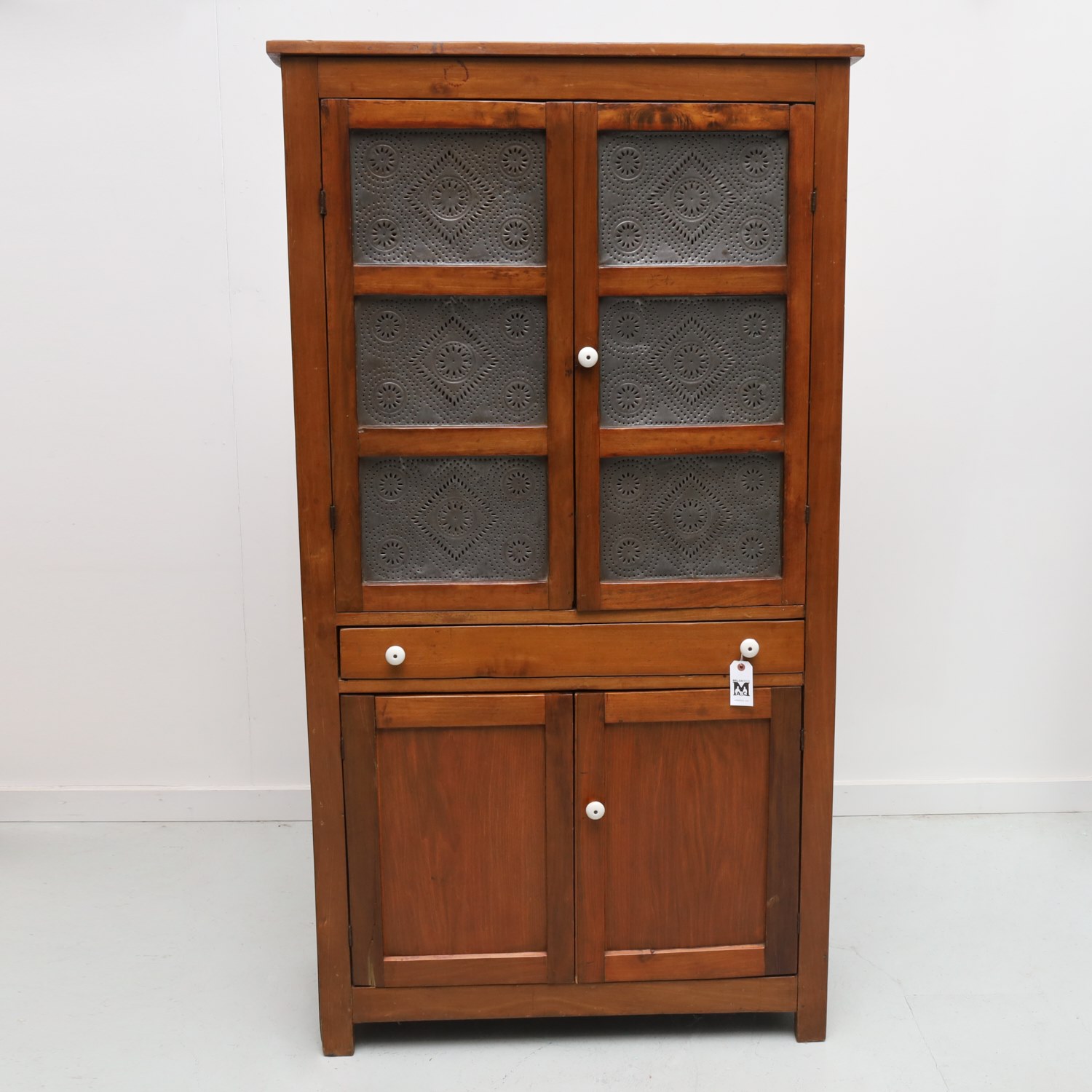 AMERICAN COUNTRY PIE SAFE WITH