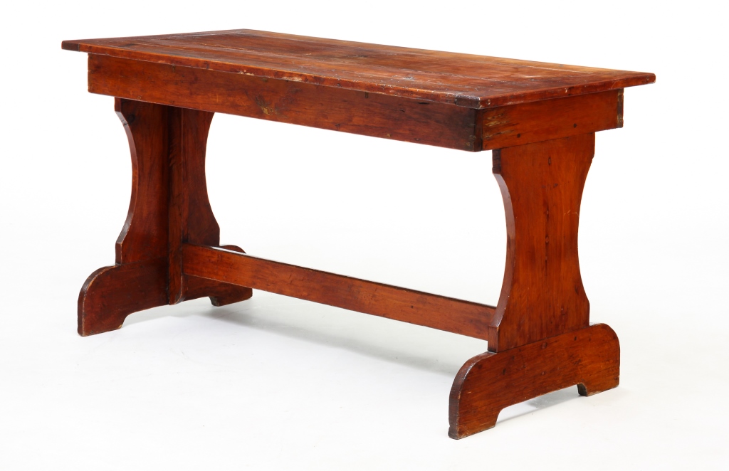 AMERICAN COUNTRY TRESTLE TABLE. Mid