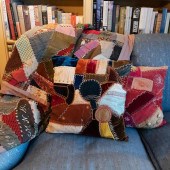 AMERICAN CRAZY QUILT, DATED 19