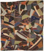 AMERICAN CRAZY QUILT WITH PICT