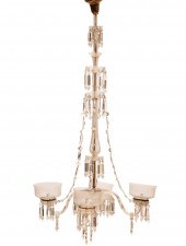 AMERICAN CUT CRYSTAL FOUR-LIGH
