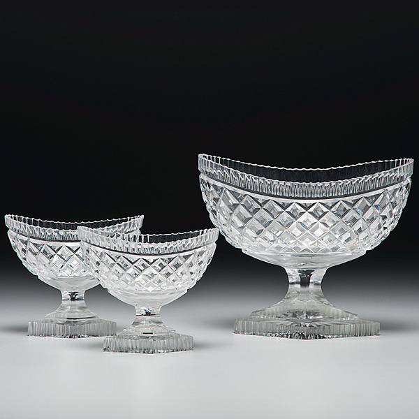American Cut Glass Compotes