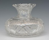 AMERICAN CUT GLASS OVERSIZED C