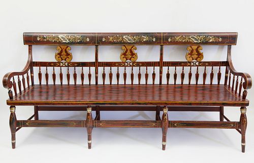 AMERICAN DECORATED TRIPLE-BACK