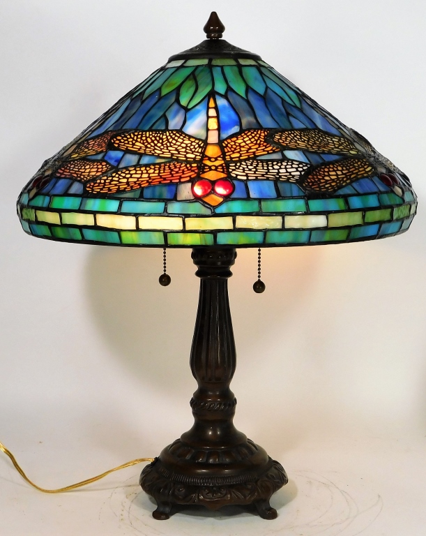AMERICAN DRAGONFLY SLAG GLASS
