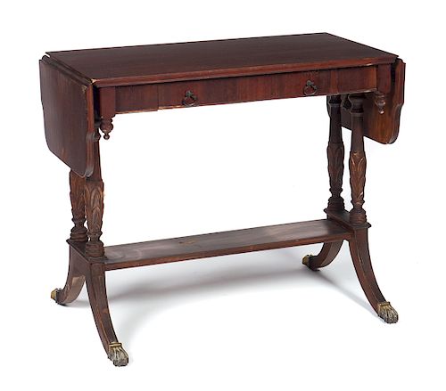 AMERICAN DROP LEAF SOFA