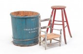 AMERICAN DRY BARREL, STOOL AND