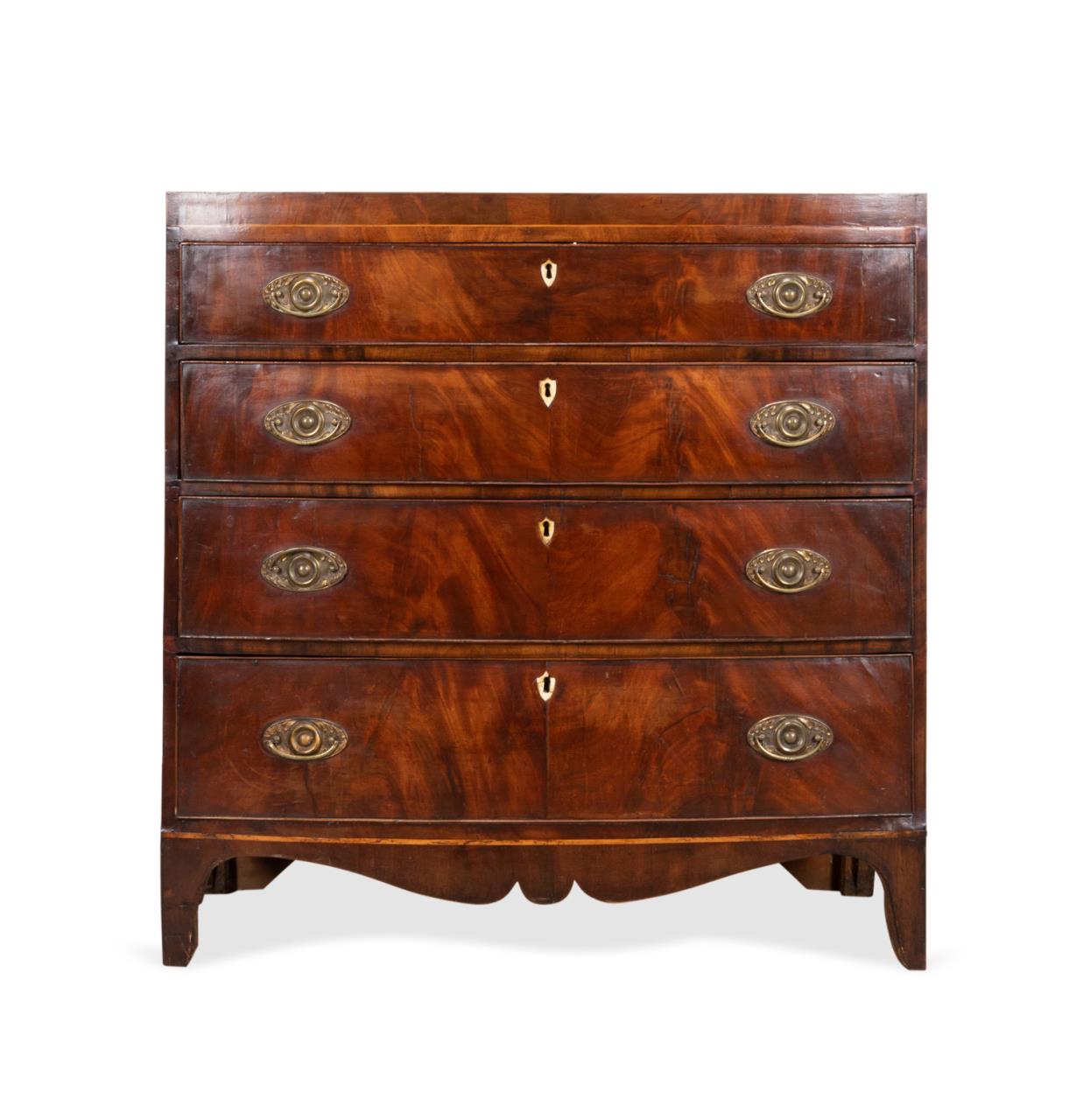 AMERICAN E. 19TH C. REGENCY FLAME