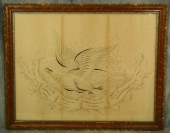 American eagle calligraphy, de