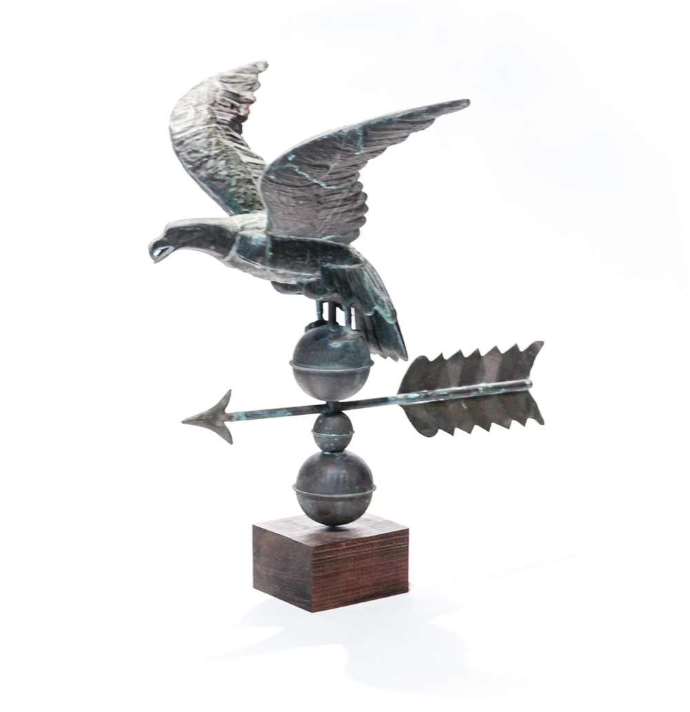 AMERICAN EAGLE WEATHERVANE. Late