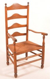 AMERICAN EARLY 19TH C. LADDER