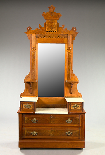 American Eastlake Victorian Burl