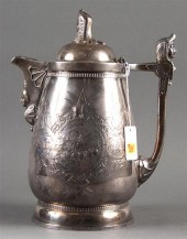 American Egyptian Revival silv