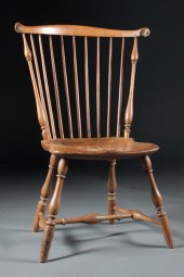 American elmwood Windsor fan-b
