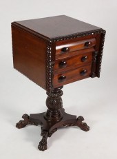 AMERICAN EMPIRE DROP LEAF THRE