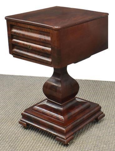 AMERICAN EMPIRE FLAME MAHOGANY WORK