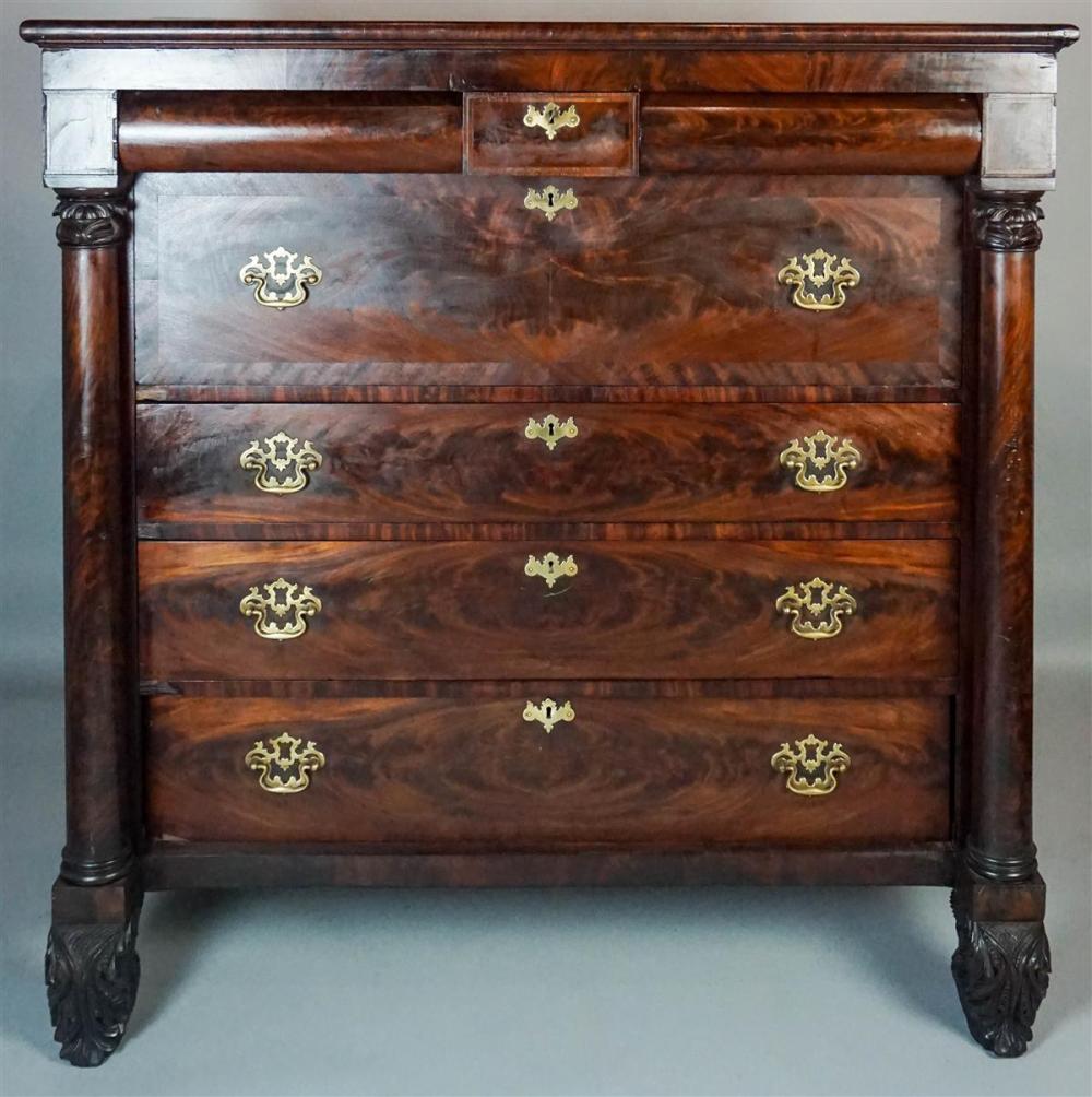 AMERICAN EMPIRE INLAID MAHOGANY